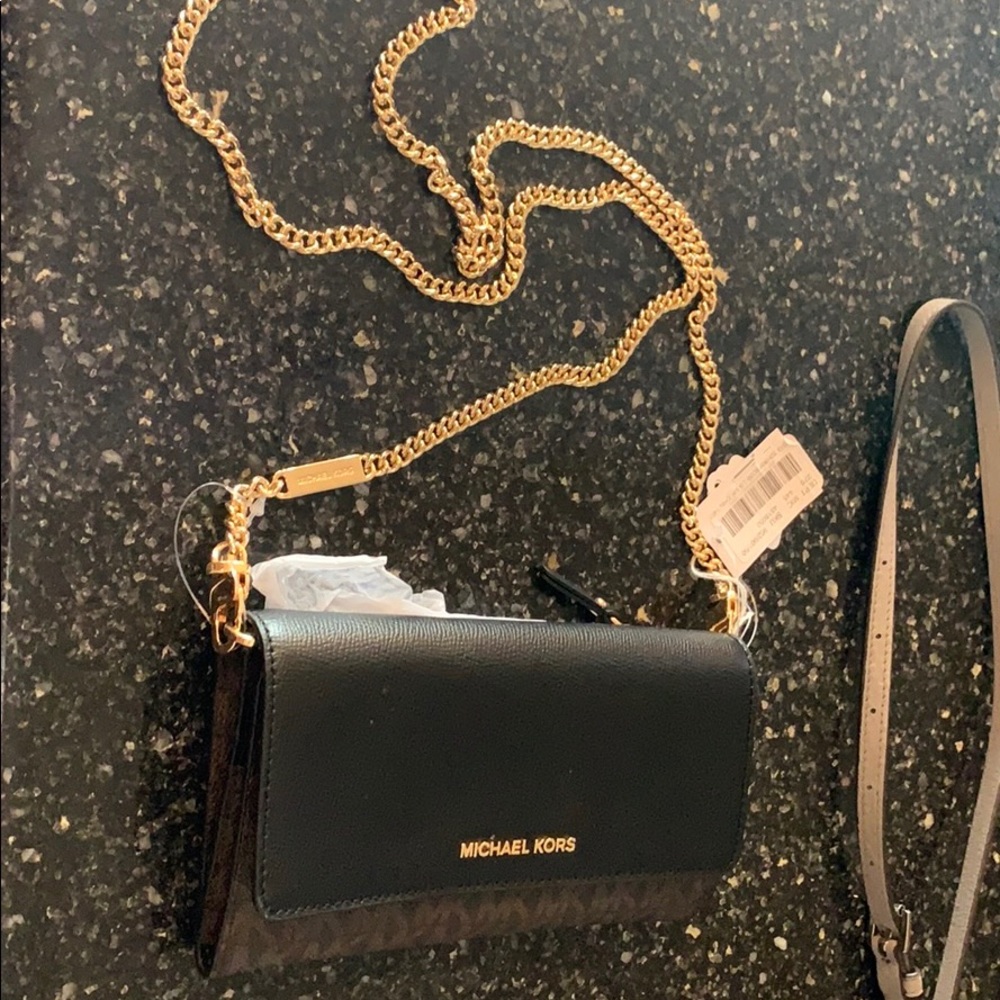 Large Mf wallet on a. Gold Chain